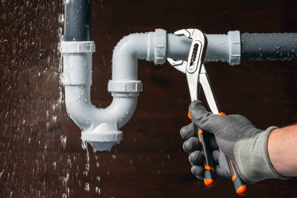 Professional Sewer Line Repair technician working in Burkittsville, MD